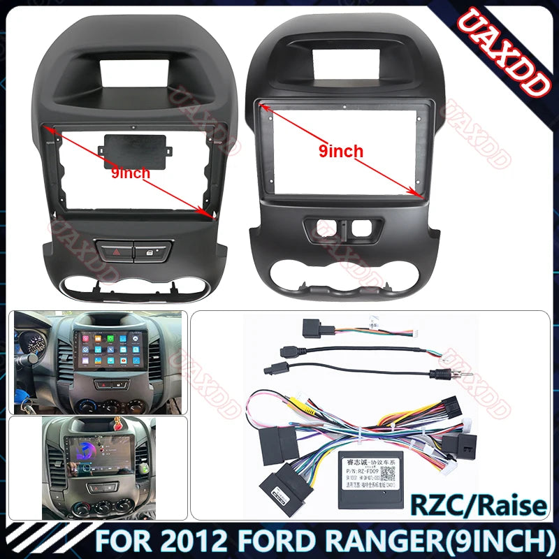 For FORD 2012 RANGER 9INCH Car Radio Android Stereo Audio Screen Multimedia Video Player N