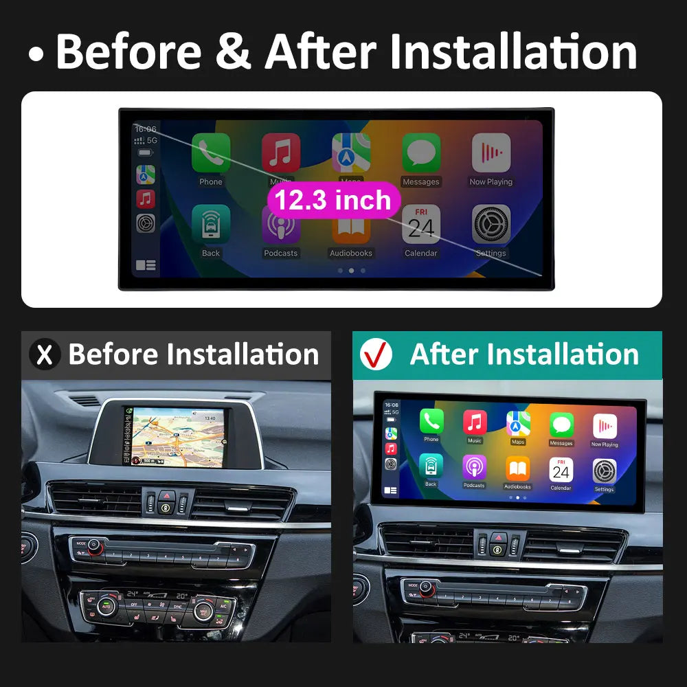 for BMW X1 F48 2016 2017 2018 - 2021 2022 NBT EVO System Android 15 Car Multimedia Player  | AUTOKITSHOP