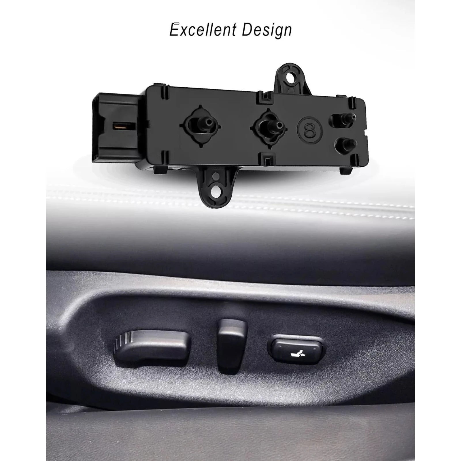 8 Way Front Left Driver Power Seat Control Switch 87066-4HA0A For Infiniti Nissan Maxima 2
