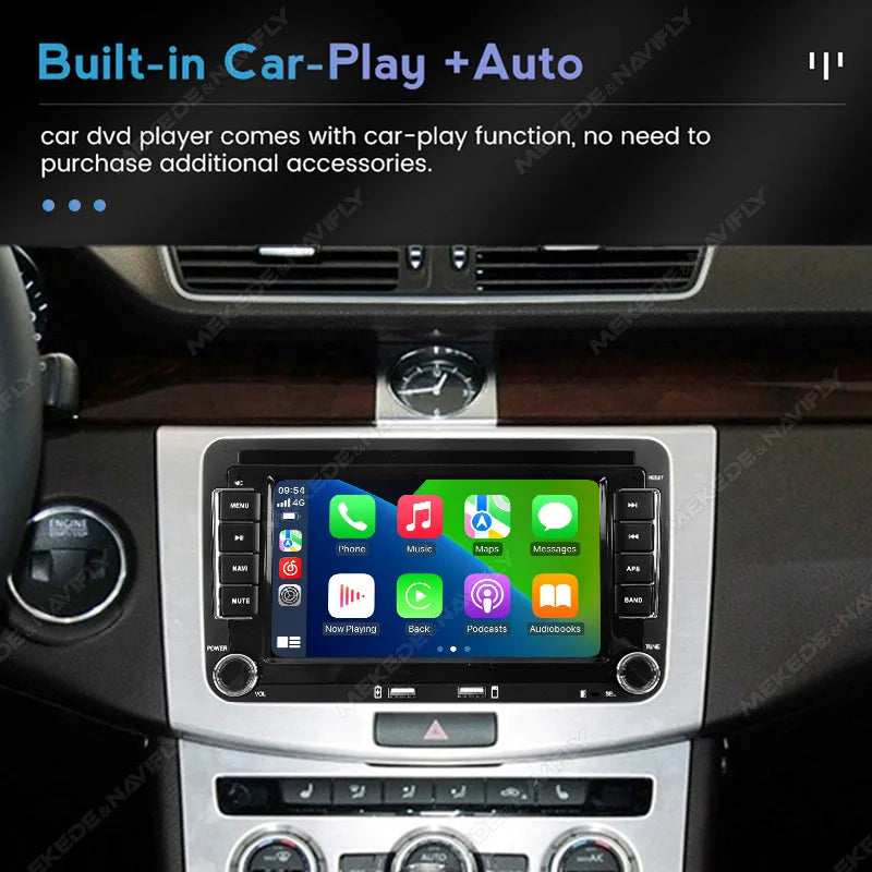 7inch Android 15 Car Radio for Volkswagen VW Passat B6 B7 CC Skoda Jetta Tiguan Touran Gol | AUTOKITSHOP