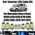 Canbus Car LED Interior Ceiling Trunk Map Dome Light Kit For Mercedes Benz A Class W169 A1