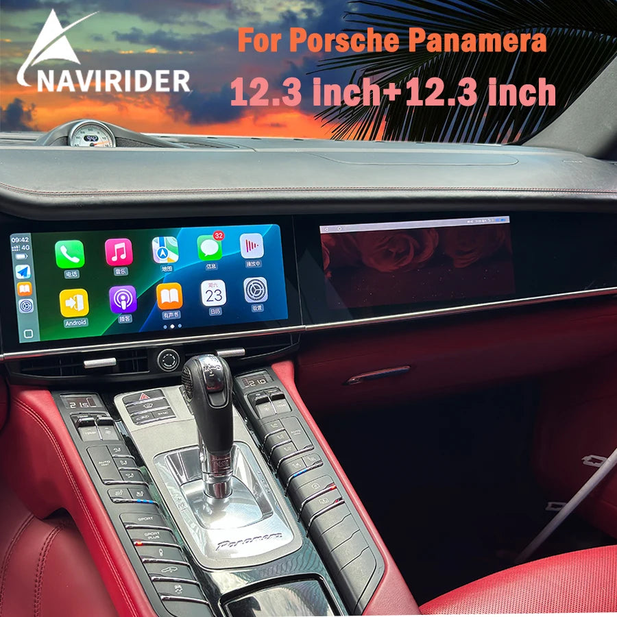 12.3" Android AUTO Stereo Carplay 4G Built-in 360 For Porsche Panamera 2010-2016 Car Multi