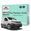 16-Piece LED Interior Light Kit for Peugeot Partner MK3 - Canbus Error-Free Bulbs | AUTOKITSHOP