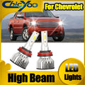 For Chevrolet 90W 20000LM High Power LED HeadLights H11 H8 H9 High Beam 6000K White Plug A