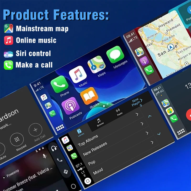 Wireless CarPlay & Android Auto Retrofi For BMW 1 2 F20 F21 F22 F23 F45 2012-2020 NBT EVO