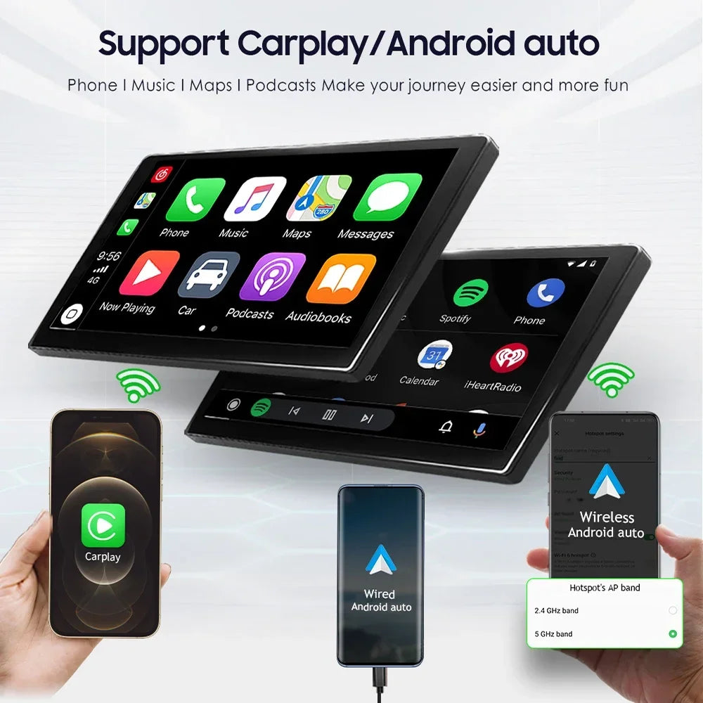 9inch Android 12 Universal Car Multimedia Player For Universal Car Radio GPS Head Unit RDS