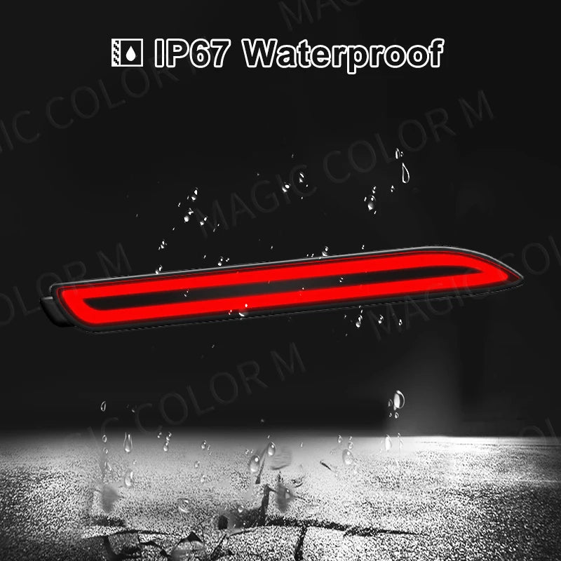 For Toyota RAV4 Camry Rear Light Kit Reflector Fog Lamp Bumper Brake Red for Lexus IS-F GX | AUTOKITSHOP
