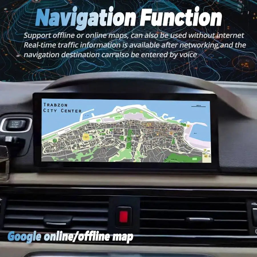 8.8" Android 15 Car HU Multimedia Player Auto Stereo Radio Carplay Navigation For Volvo S6