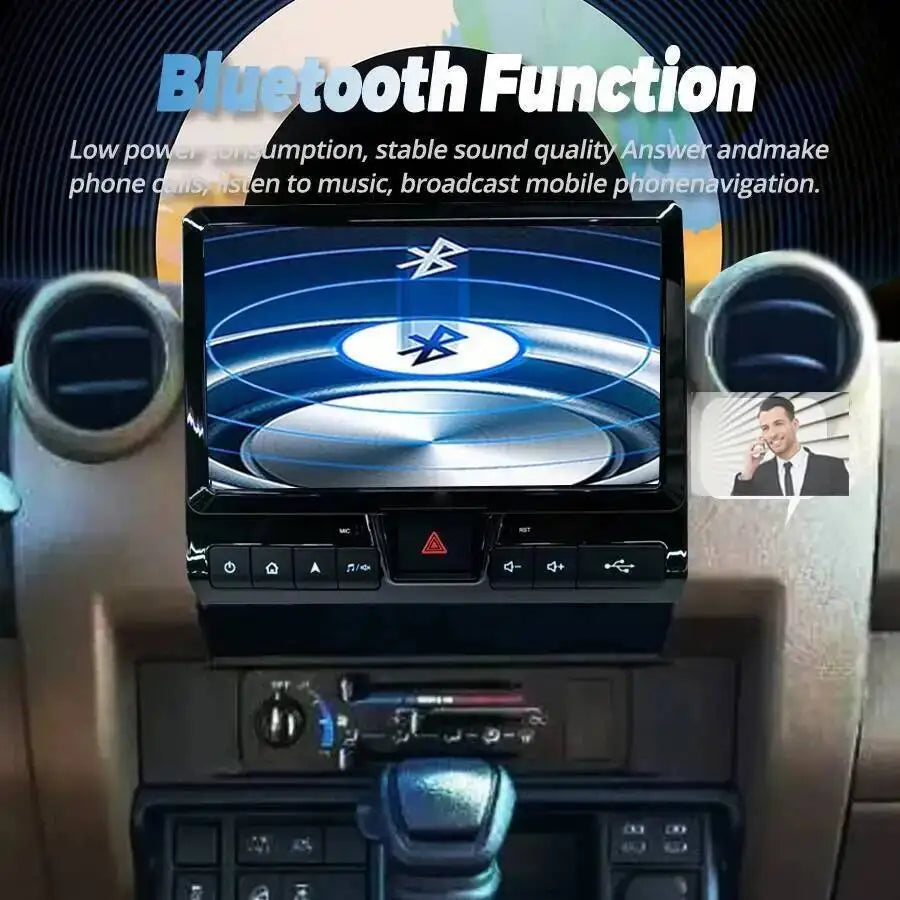 9inch Android Car Screen For Toyota Cruiser 70 76 75 LC70 LC76 LC75 2007-2021 Multimedia P