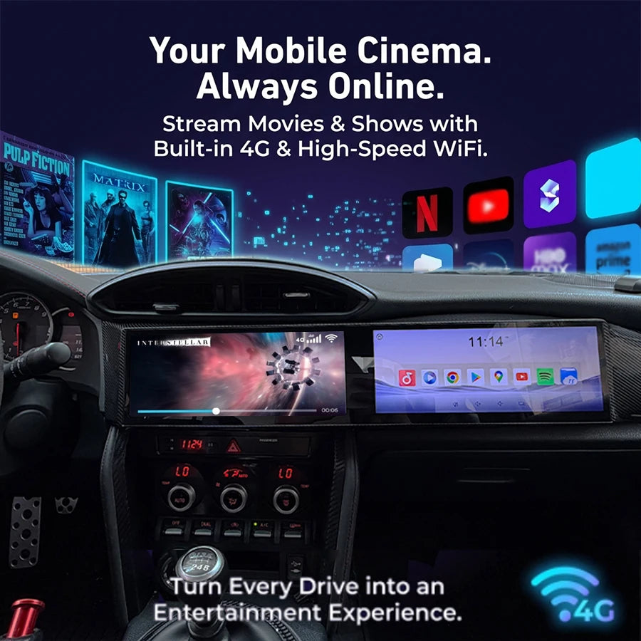 10.25inch Dual Screen Android Auto For Toyota 86 Car Radio Multimedia Video Player GPS Nav | AUTOKITSHOP