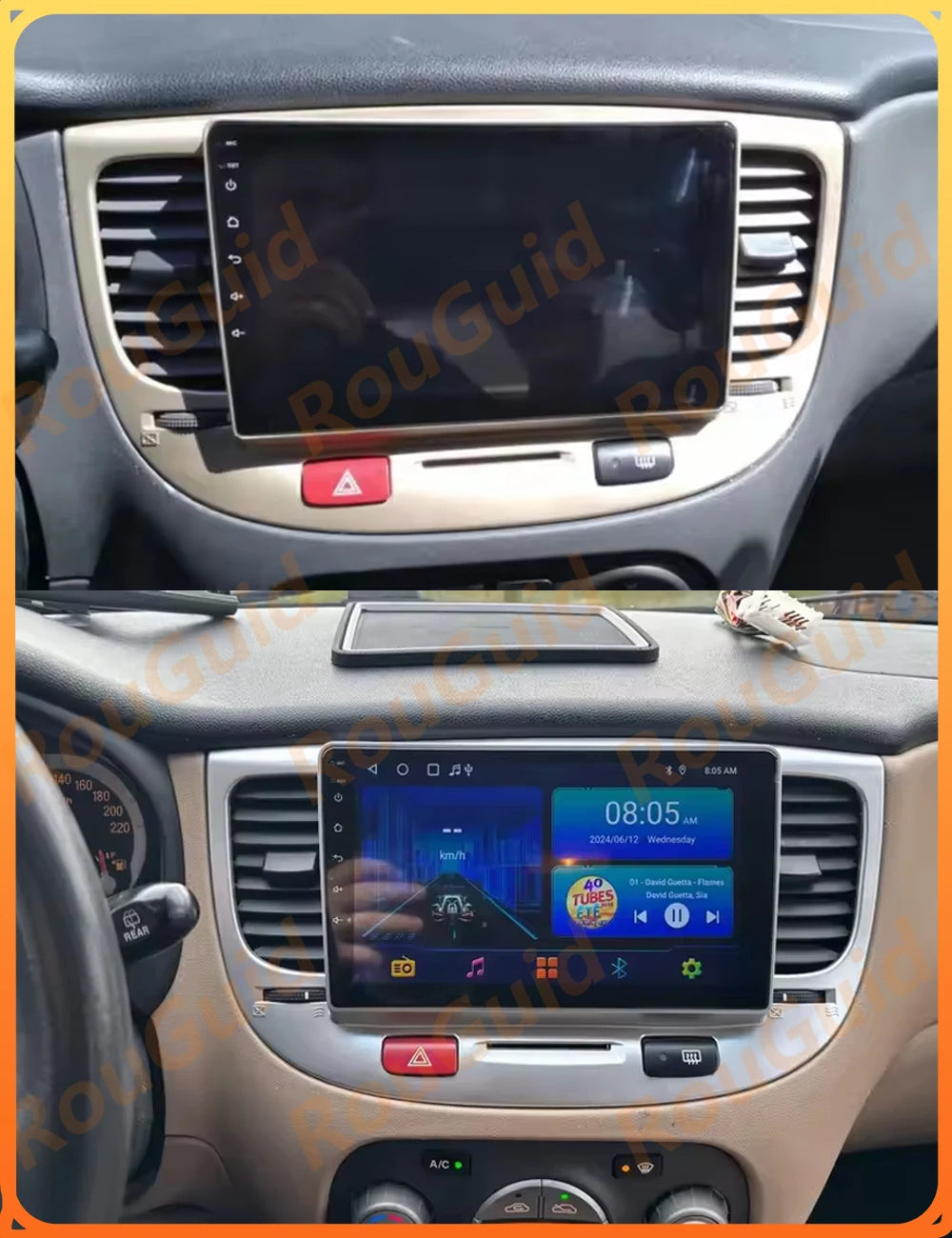 Android 16 Carplay For Kia RiO 2 RIO2 2005 2006 2007-2011 Car Radio BT Auto 5G Wifi Multim | AUTOKITSHOP