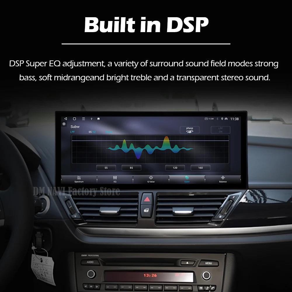 Wireless CarPlay Android Auto Car Multimedia Radio For BMW 3 Series E90 E91 E92 2006-2011