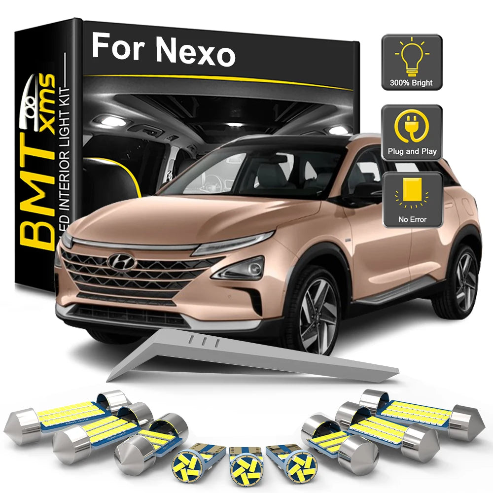 7-Piece LED Interior Light Kit for Hyundai Nexo - Canbus Error-Free Bulbs | AUTOKITSHOP