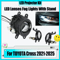 2-inch LED Driving Fog Lamps Kit Projector Spotlight Lens New LED Lenses Fog Lights With S