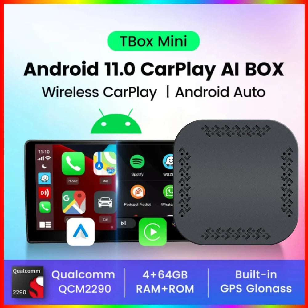 Android 11 Carplay Wireless Android Auto Adapter Video Box Wired Carplay Car Online Upgrad | AUTOKITSHOP