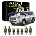 LED Interior Light Kit for LEXUS LX 450 470 570 1996- 2006 - Canbus Dome Map Door Trunk Bulbs | AUTOKITSHOP