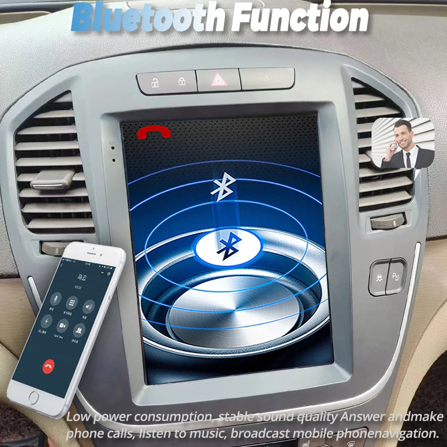 Android 15 Radio Stereo For Opel Insignia Buick Regal 2009-2013 Stereo 9.7'' Multimedia Vi