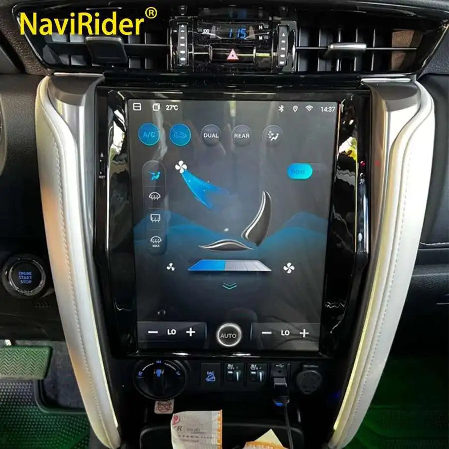 256GB 2din Car Radio Android 14 Screen For TOYOTA Fortuner HILUX Revo 2016-2022 Stereo Mul