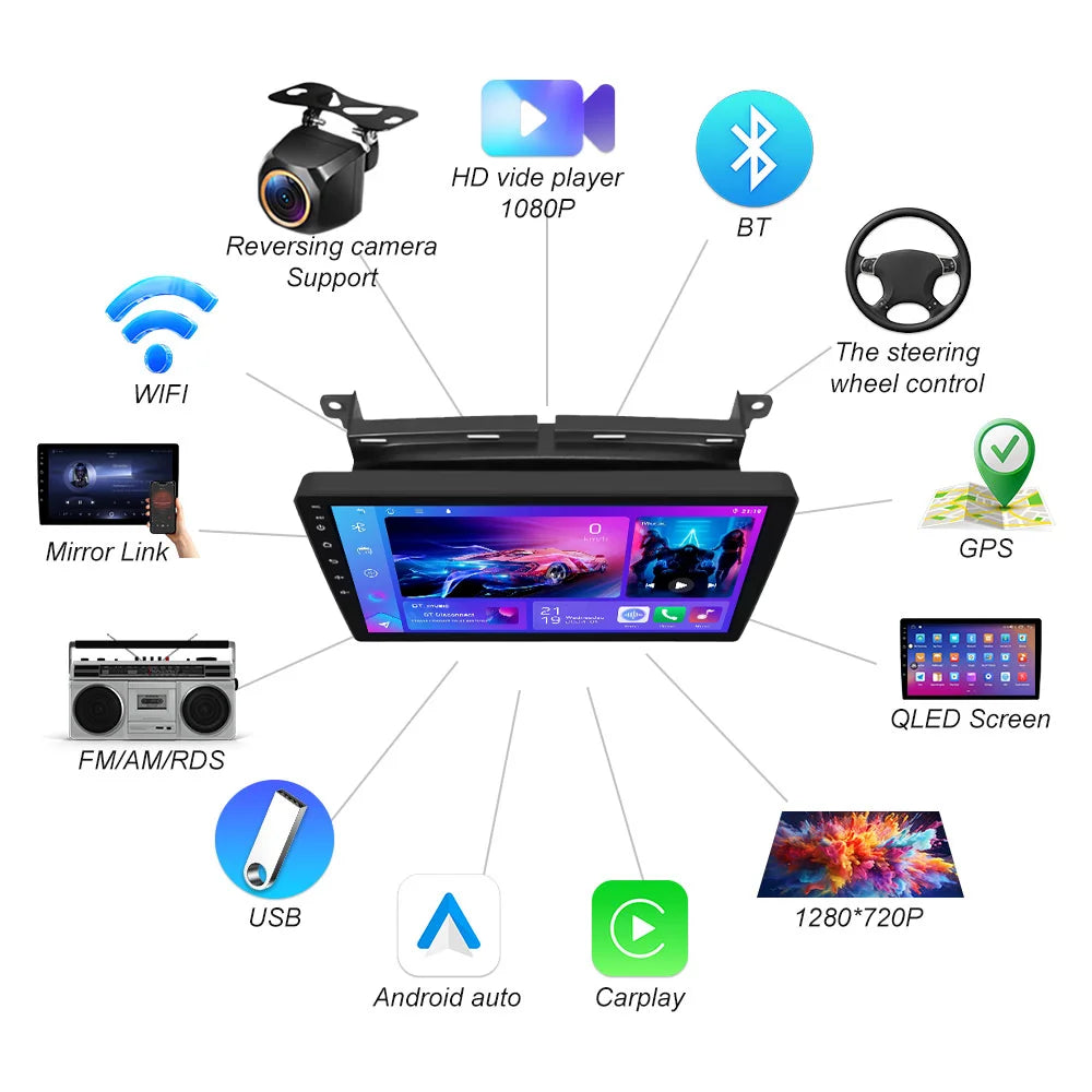 Android 16 For Fiat 500 2016 2017 2018 2019 Car Radio Gps Navigation Multimedia Player Car | AUTOKITSHOP