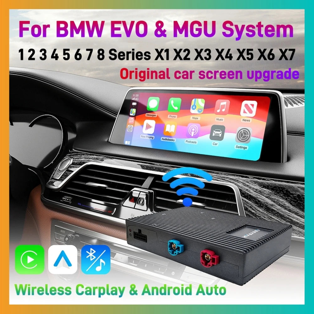 Wireless CarPlay Android For EVO MGU ID5 ID6 ID7 System 1 2 3 4 5 6 7 8 Series X1 X2 X3 X4 | AUTOKITSHOP