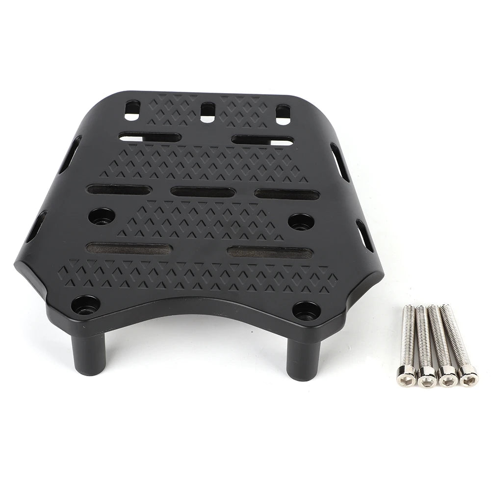 Rear Luggage Rack Carrier Motorbike Alloy Tail Case Bracket Extender Carrier Motorcycle Rear Fen - Automotive LED Light