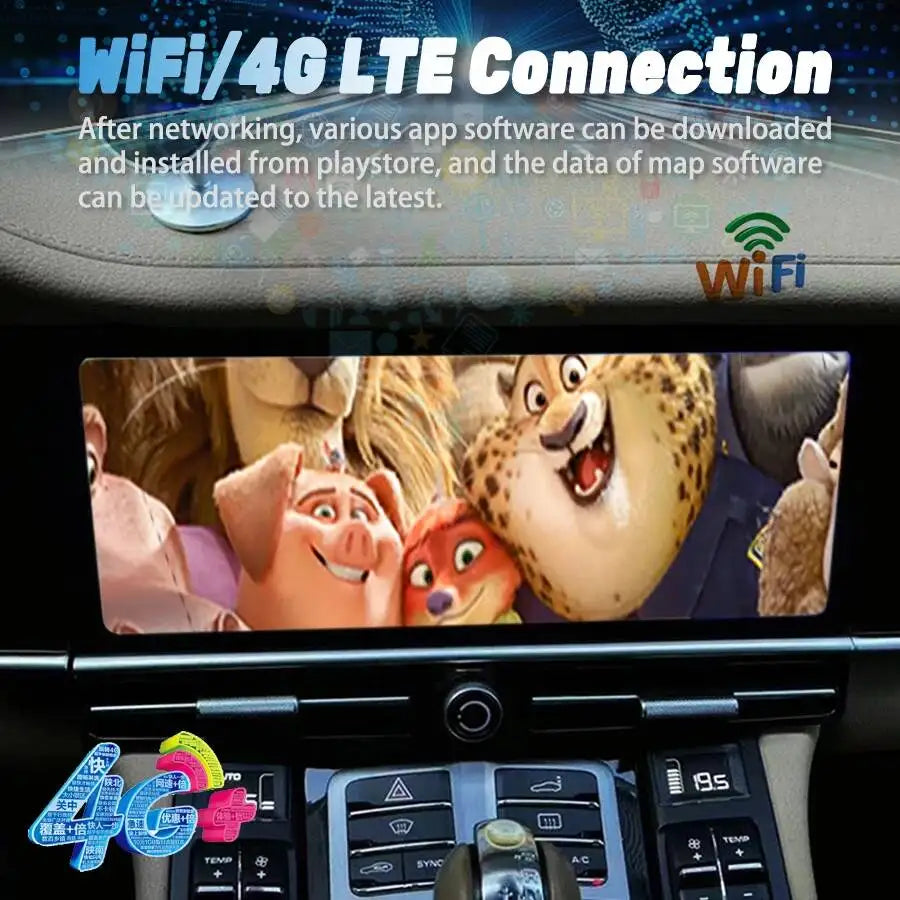Car Radio Multimedia Video Player Stereo Carplay Head Unit 12.3inch Android 13 Auto Qled S | AUTOKITSHOP