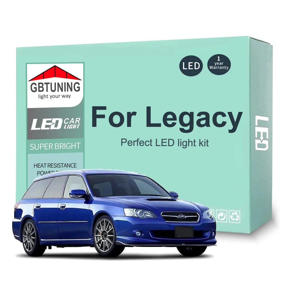 LED Interior Light Kit for Subaru Legacy BC BJF BD BG BE BH B4 B5 BL BP BM BR Sedan Wagon 1989-2020 - Canbus Dome Map...