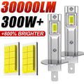  H1 Mini LED Headlight Bulbs H1 LED Lights 6500K Headlight Bulb Mini Size Design Wireless