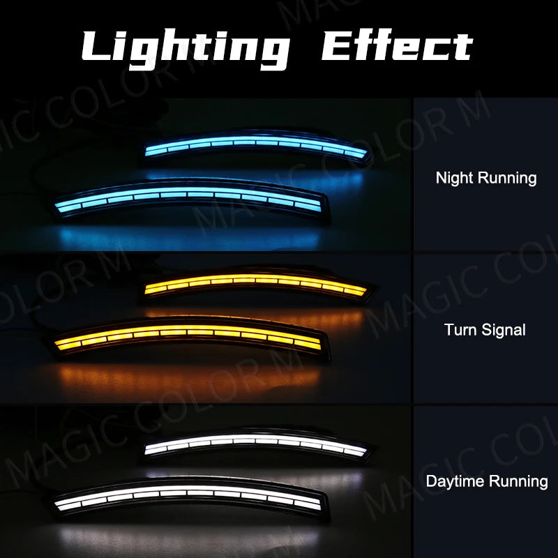 LED Side Marker For Honda CRV CR-V 2023 2024 Car Wheel Arch Eyebrow Light Front Fender Dri | AUTOKITSHOP