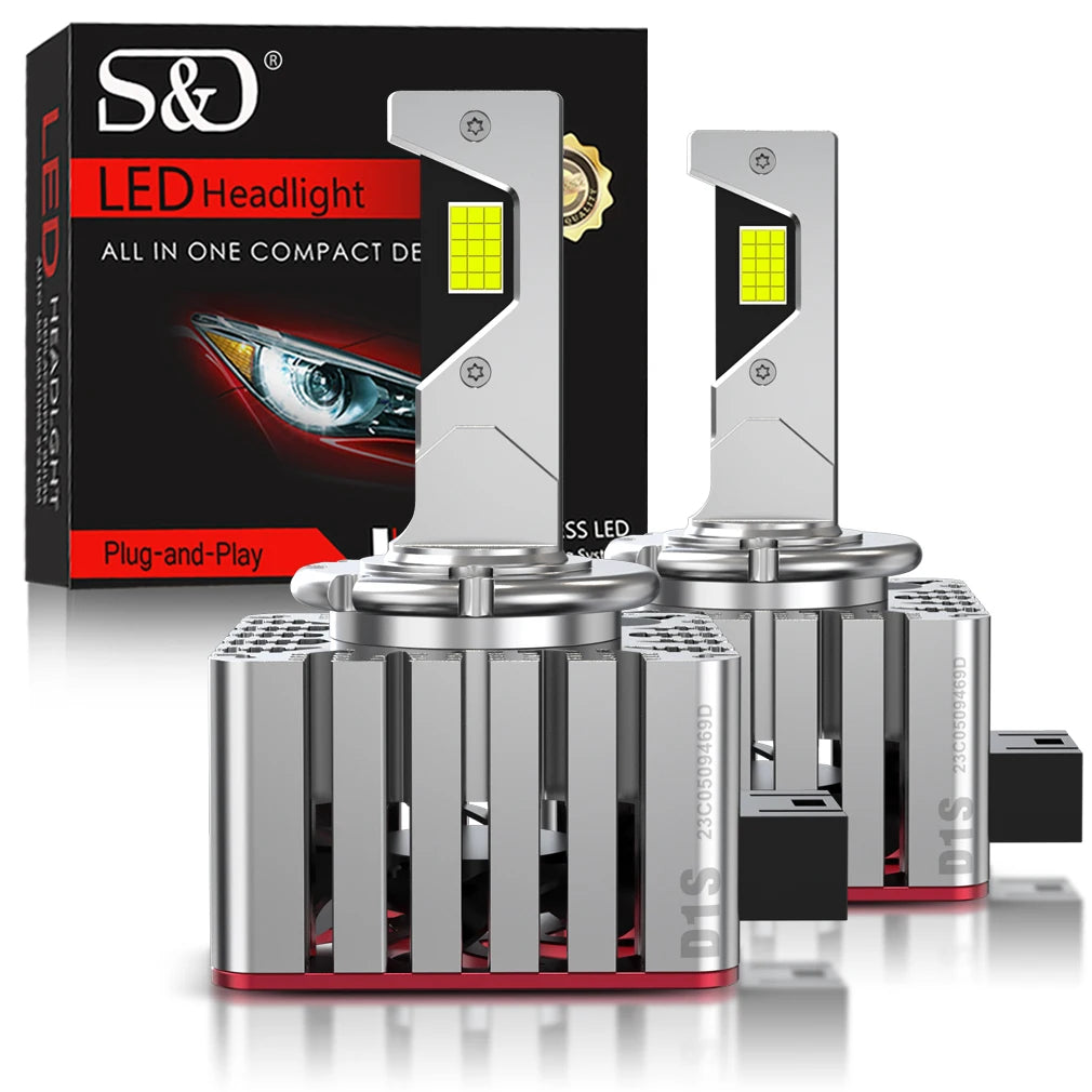 30000LM D3S LED Headlights HID Canbus D1S D2S D4S D5S D8S D1R D2R D2C D3R D4R Turbo LED 16