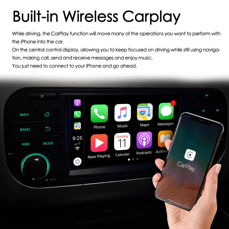 Android AI Voice Car Radio For JEEP For Grand Cherokee For Liberty Wrangler For Chrysler F