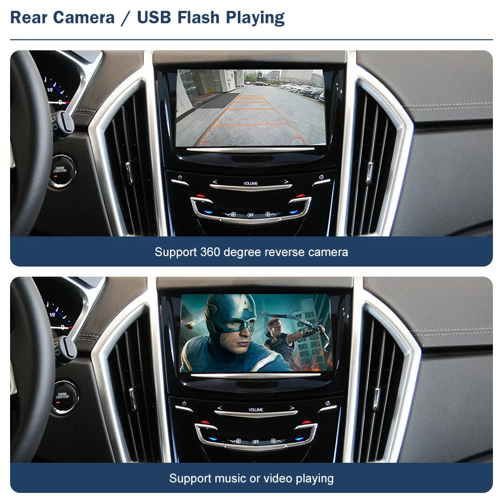 Road Top CN Wireless CarPlay for Cadillac SRX 2013-2017 Android Auto Interface Mirror Link | AUTOKITSHOP