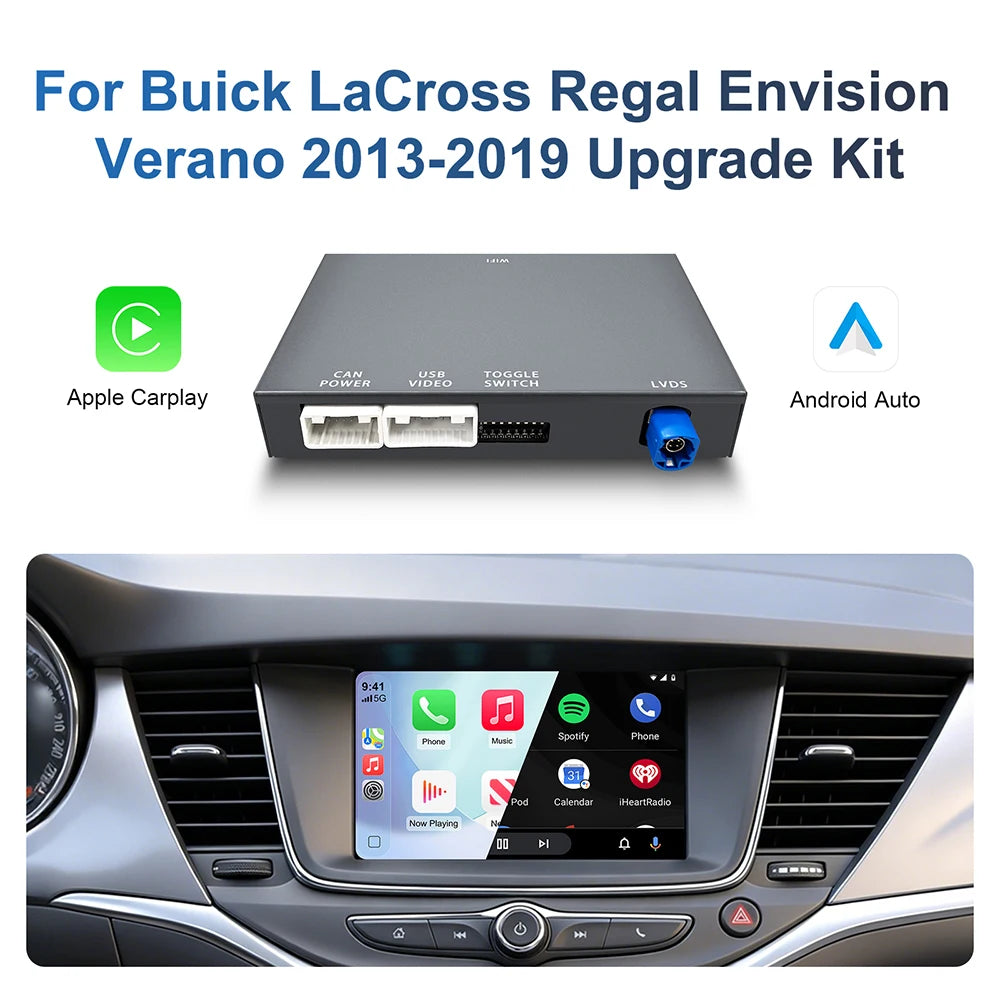 Wireless CarPlay for Buick LaCross Regal Envision Verano 2014-2019 8 inch screen CarPlay I