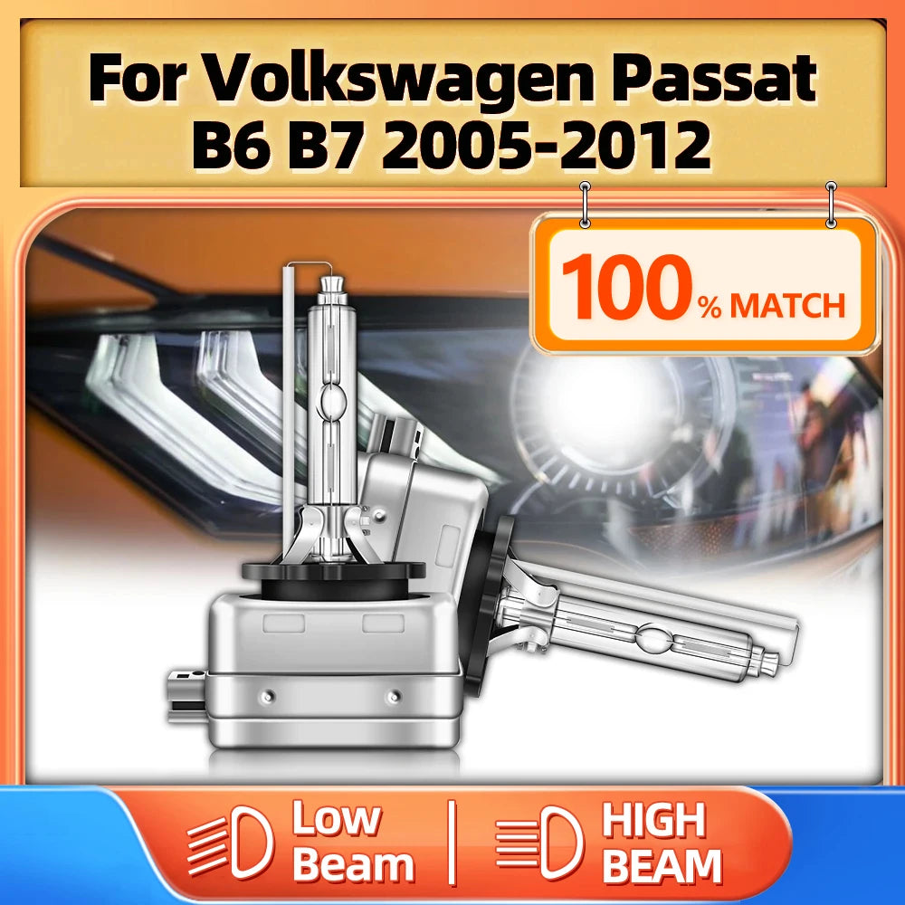 Car Flashing D1S CBI HID Xenon Headlight Bulbs 12V 6000K Car Headlamp For Volkswagen Passa