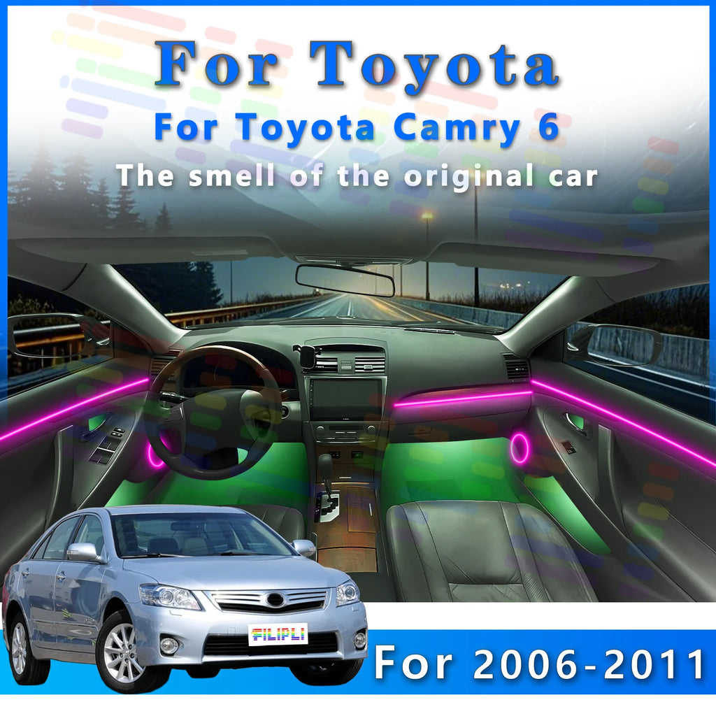 RGB - Ambient Light - for Toyota Camry 2006-2011 - App Control - Car Interior Lighting | AUTOKITSHOP