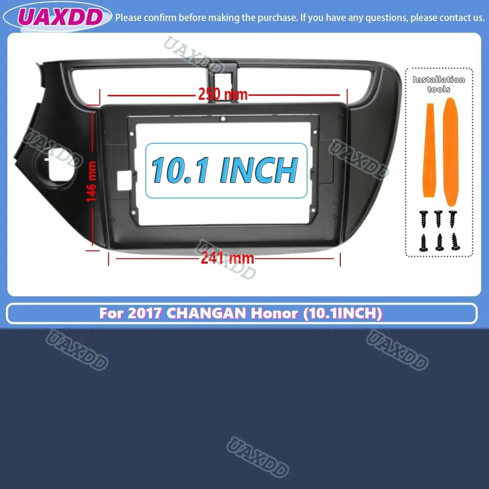 10.1 Inch 2Din Car Radio Fascias For CHANGAN CHANA HONOR Multimedia Frame Video Player Nav