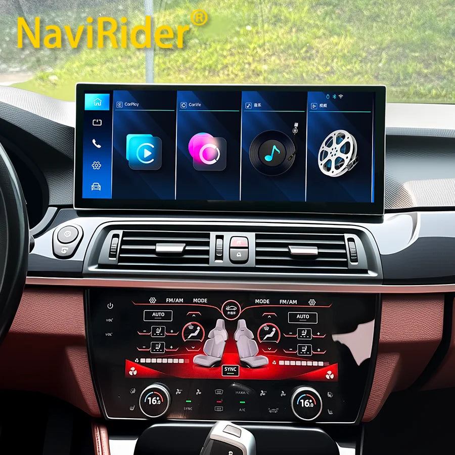 M 15.8" Linux Screen For BMW 5 Series F10 F11 2012-2017 CIC NBT Wireless CarPlay Android A | AUTOKITSHOP