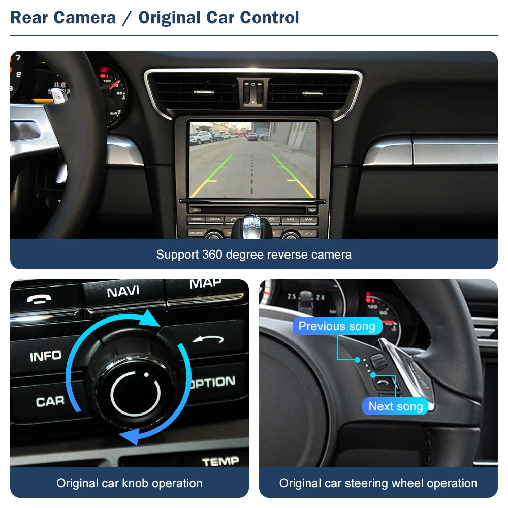 CN Road Top Wireless CarPlay for Porsche 911/918 PCM 3.1 System 2012-2015 with Android Aut | AUTOKITSHOP