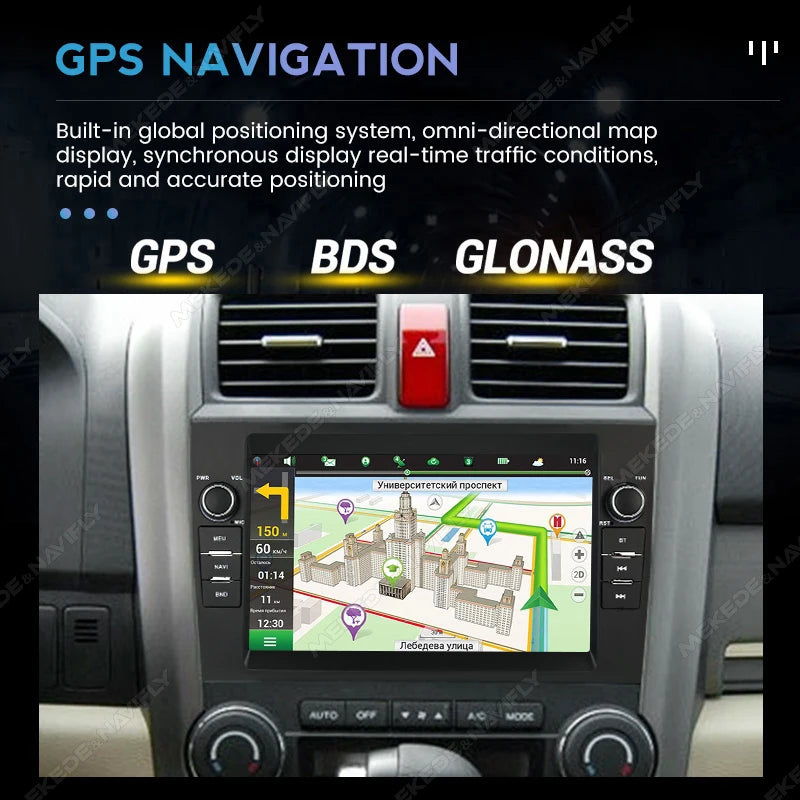 8 Inch Wireless Car Stereo for Honda CRV CR-V 2007-2011 Wireless CarPlay Android Auto Touc | AUTOKITSHOP