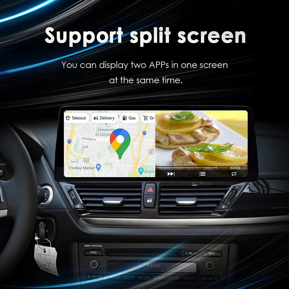 Wireless CarPlay Android Auto Multimedia Display Screen For BMW 1 Series F20 F21 F22 F23 2
