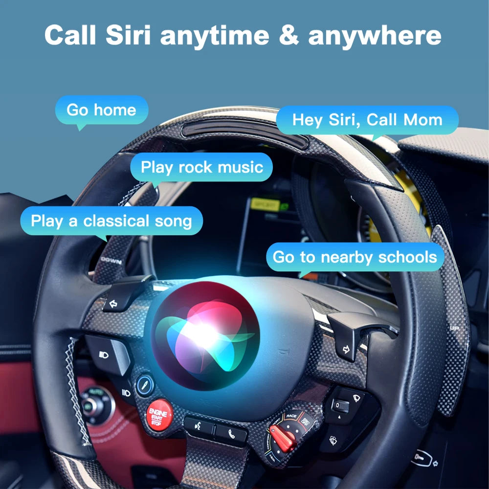 Wireless CarPlay Android Auto Retrofit Interface for Ferrari Portofino/GTC4 2018-2023 - OEM Mic & Camera Support