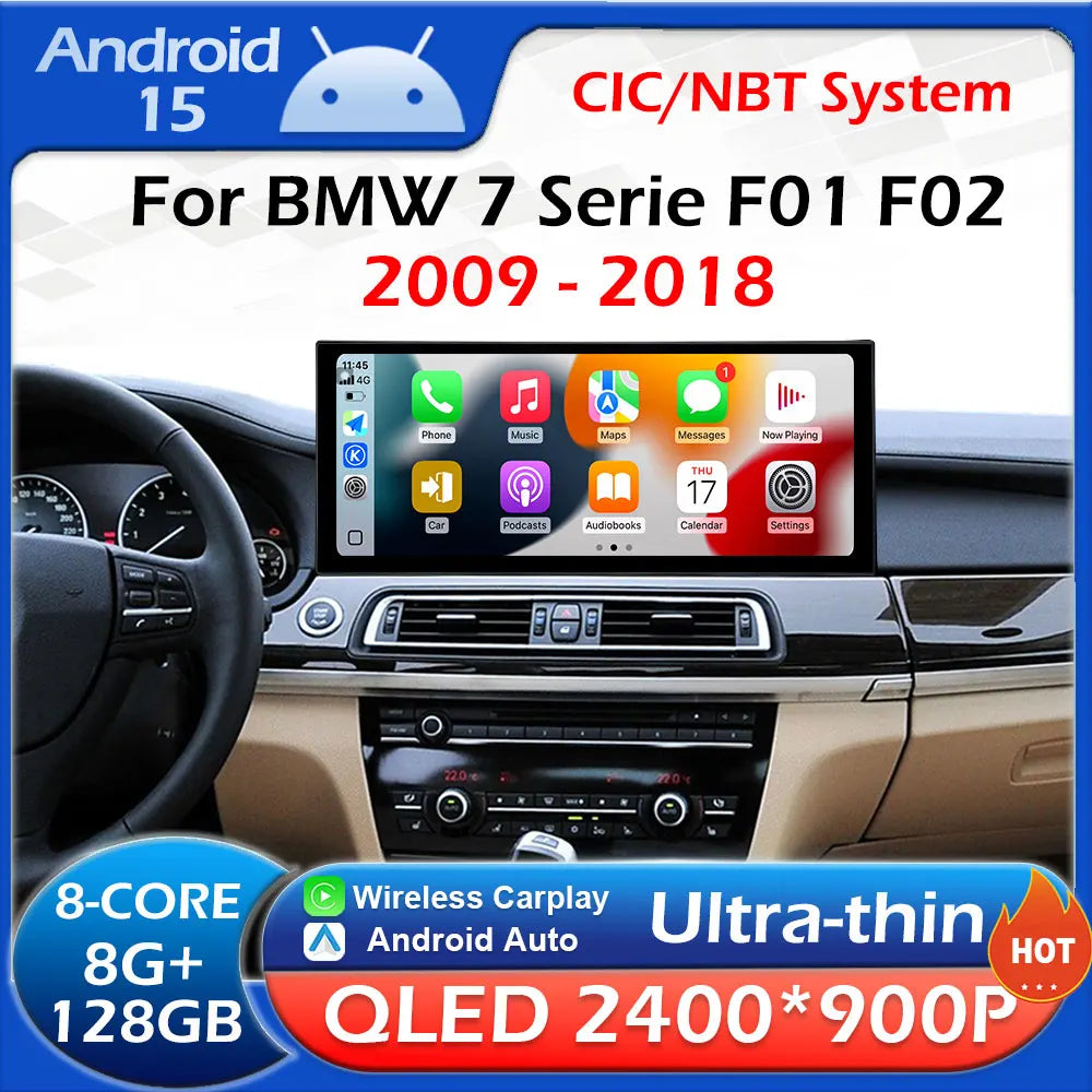 Car Radio Video Player for BMW 7 Serie F01 F02 2009 2010 2011 2012 2013 2014 - 2018 CIC NB | AUTOKITSHOP