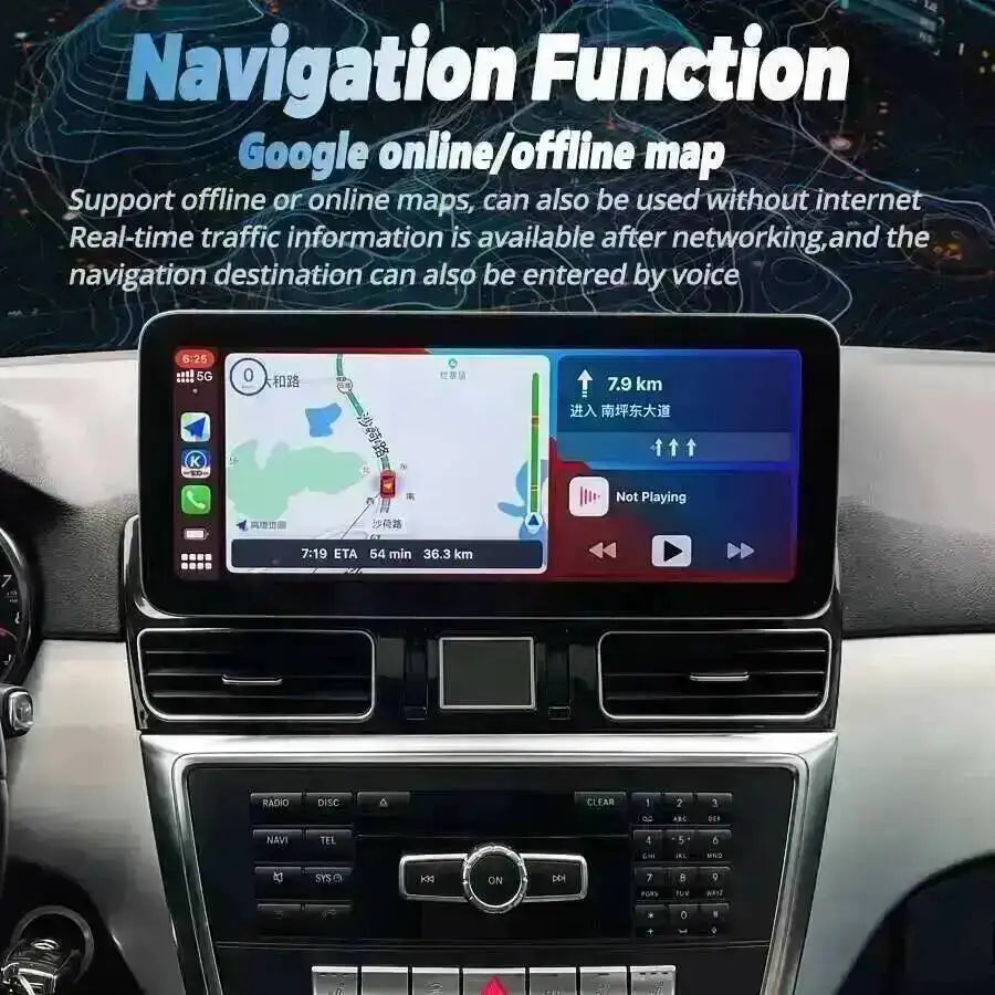 12.8Inch Car Radio Multimedia For Mercedes Benz Gle Gls ML GL NTG 4.5 2013-2015 Android 15