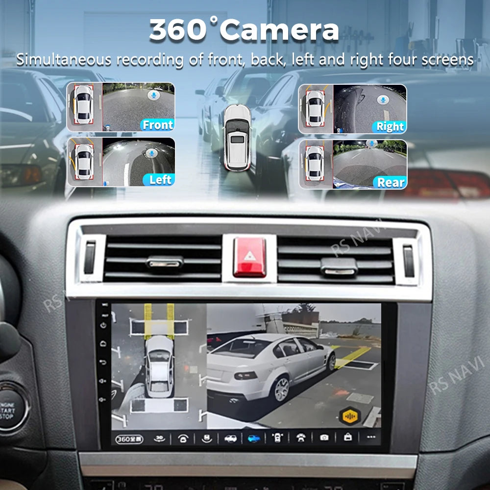 Android 16 For Subaru Outback 5 2014 - 2018 Legacy 6 2014 - 2017 2K QLED Stereo Car Radio