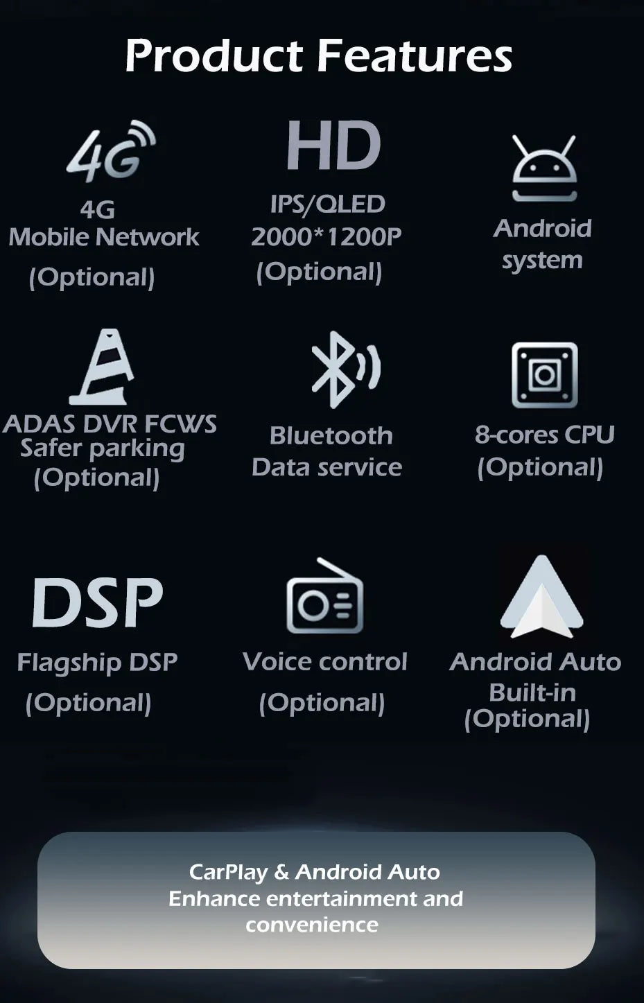 Android 14 For Fiat Uno 2014 - 2020 2K QLED Android Car Radio Multimedia Video Player GPS  | AUTOKITSHOP
