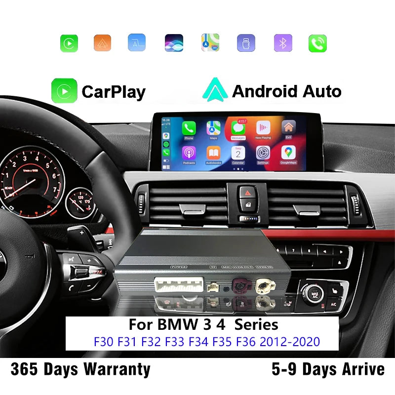 Wireless CarPlay For BMW 3 4 Series F30 F31 F32 F33 F34 F35 F36 2012-2020 With Android Mir