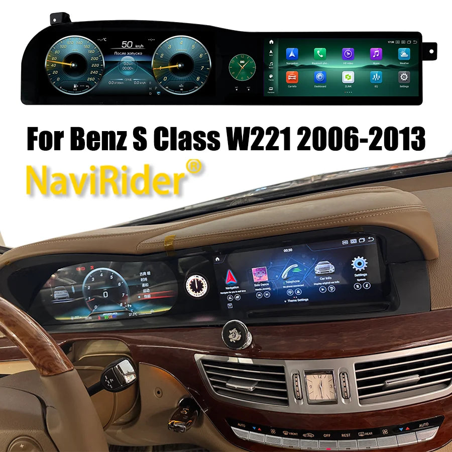 For Mercedes Benz S Class W221 CL W216 2006-2013 Car Multimedia Radio Player 3-in-1 Integr | AUTOKITSHOP