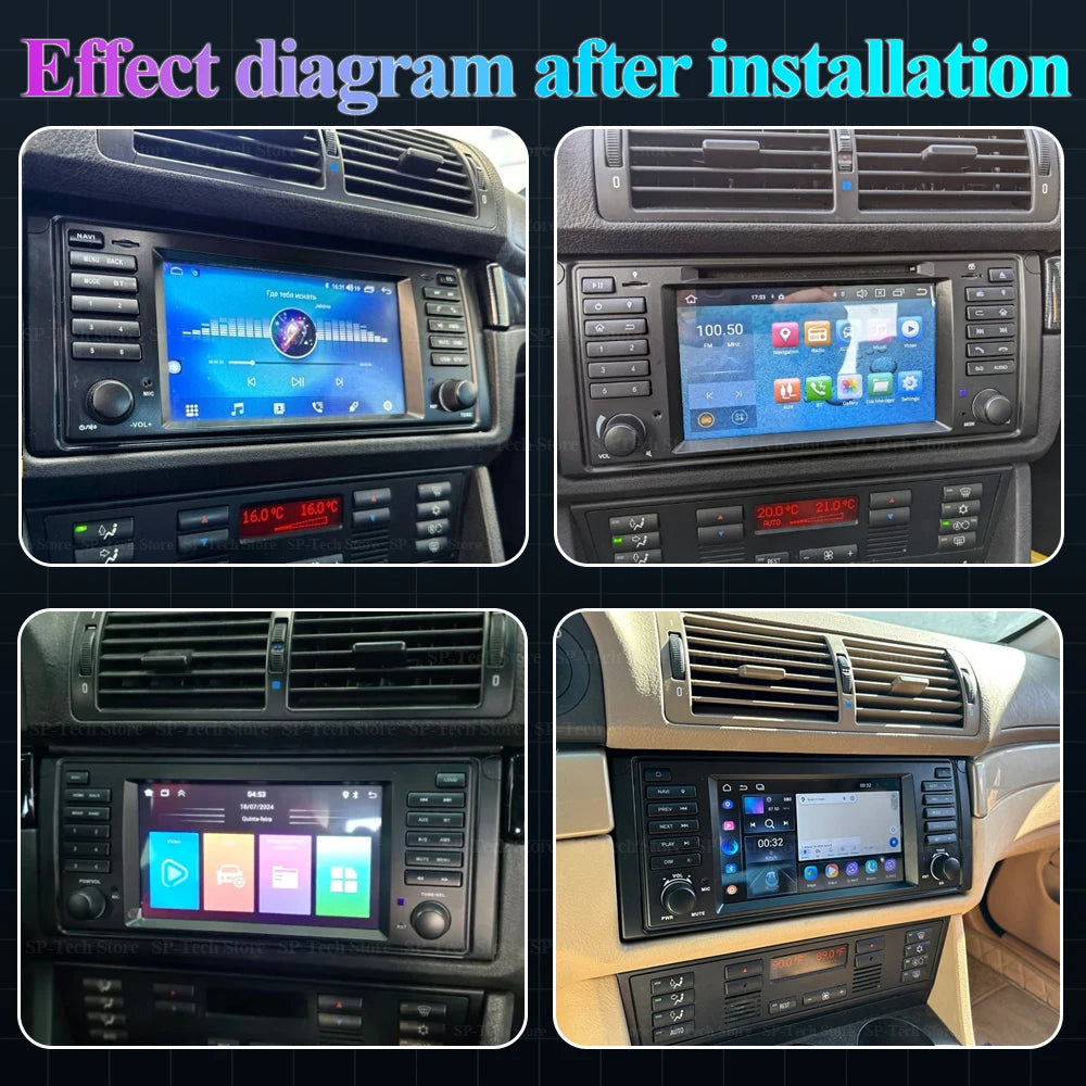 Android 16 For Bmw 5 Series E39 X5 E53 M5 1996-2003 Auto Carplay Car Radio Multimedia Ster | AUTOKITSHOP