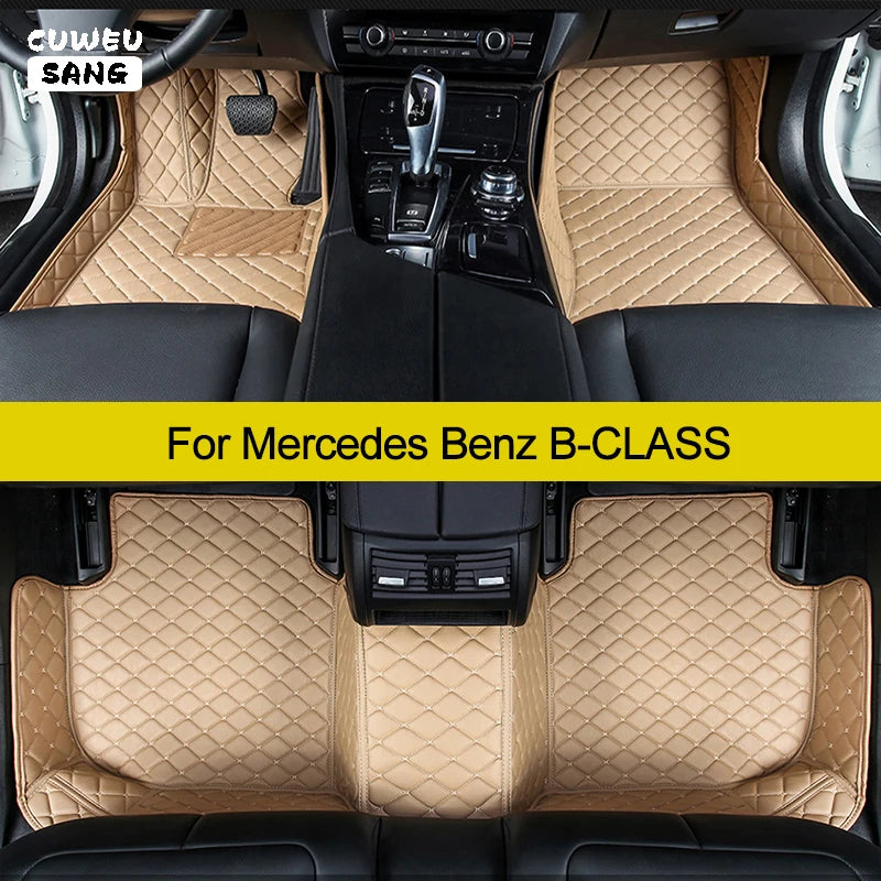 CUWEUSANG Custom Car Floor Mats For Mercedes Benz B-CLASS W245 W246 W247 2005-2023 B160-B2 | AUTOKITSHOP