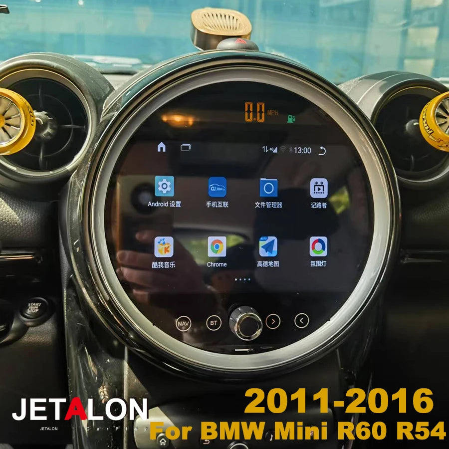 Carplay Autoradio Screen For MINI COUNTRYMAN R60 R54 MINI COOPER Android 15 GPS Navigation